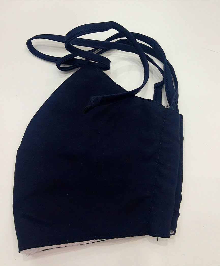 TAPABOCAS ADULTO AZUL OSCURO